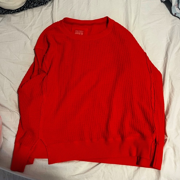 American Eagle Outfitters Sweaters - American Eagle Big Hug Waffle Sweatshirt
